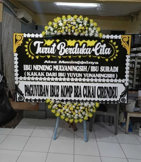 Papan Bunga Duka Kopo Bojongloa Kaler
